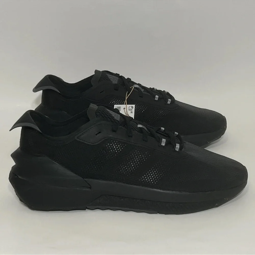 Adidas Avryn Core Black Carbon' Mesh Running Sneaker Shoes‎